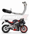 complete exhaust system with muffler DOMINATOR Full System HP8 BLACK fits the motorcycle Aprilia RS 660 2020   2024 6