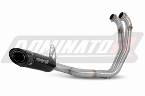 Aprilia Tuono 660 2021 - 2024 Teljes rendszer Kipufogó leömlő HP8 BLACK dob + közepes dB killer