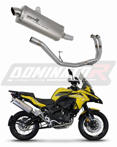 teljes kipufogórendszer DOMINATOR Full System Titán P7 hangtompítóval, amely illeszkedik a Benelli TRK 502 X 2022 - 2023 motorkerékpárhoz 5