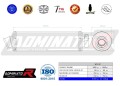 exhaust muffler DOMINATOR ROUND fits the motorcycle Triumph SPEED TRIPLE 1050 2005   2010 2
