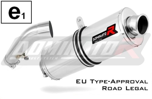 exhaust muffler DOMINATOR homologated road legal oval fits the motorcycle R1200R 2006   2009 3