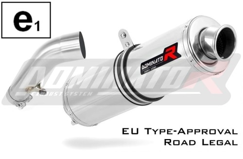 exhaust muffler DOMINATOR homologated road legal ROUND fits the motorcycle R1200ST 2004   2009 3