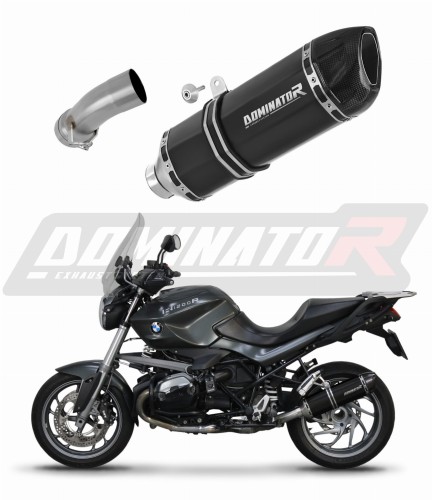 DOMINATOR HP1 FEKETE kipufogó hangtompító BMW R1200R 2010 - 2014 motorkerékpárhoz 6
