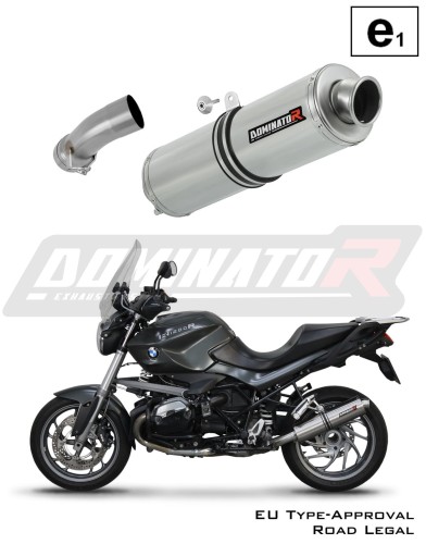 DOMINATOR homologált kerek kipufogó dob BMW R1200R 2010 - 2014 motorkerékpárhoz 6