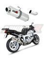 DOMINATOR Ovális kipufogó dob, amely illeszkedik a BMW K1200R 2005 - 2009 motorkerékpárhoz 6