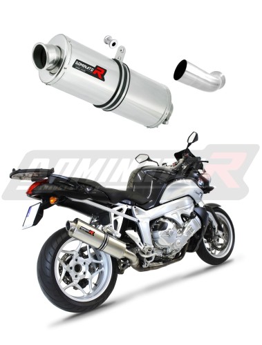 exhaust muffler DOMINATOR oval fits the motorcycle BMW K1200R 2005   2009 6