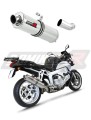 DOMINATOR kerek kipufogó dob, amely illeszkedik a BMW K1200R 2005 - 2009 motorkerékpárhoz 6