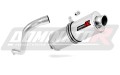 exhaust muffler DOMINATOR oval fits the motorcycle BMW F650ST  3