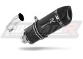 DOMINATOR HP1 FEKETE kipufogó dob BMW F650GS 2008 - 2012 motorkerékpárhoz 2