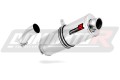 exhaust muffler DOMINATOR oval fits the motorcycle BMW F700GS 2012   2017 3