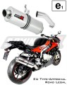 exhaust muffler DOMINATOR homologated road legal oval fits the motorcycle S1000RR 2015   2016 5