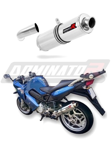 exhaust muffler DOMINATOR ROUND fits the motorcycle BMW F800ST 2006   2012 4
