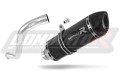 exhaust muffler DOMINATOR HP1 BLACK fits the motorcycle BMW F650 FUNDURO  2