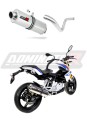 exhaust muffler DOMINATOR oval fits the motorcycle BMW G310R 2016   2022 5