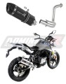 exhaust muffler DOMINATOR HP1 BLACK fits the motorcycle BMW G310GS 2016   2024 3