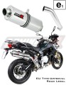 exhaust muffler DOMINATOR homologated road legal oval fits the motorcycle F850GS 2016   2020 5
