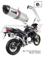 exhaust muffler DOMINATOR homologated road legal HP1 fits the motorcycle F850GS 2016   2020 5