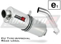 exhaust muffler DOMINATOR homologated road legal oval fits the motorcycle F750GS 2016   2020 3