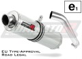 DOMINATOR Homologizált ROUND kipufogó dob, amely illeszkedik a BMW F750GS 2016 - 2020 motorkerékpárhoz 3