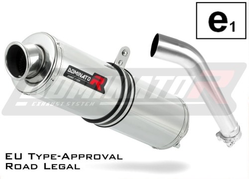 exhaust muffler DOMINATOR homologated road legal ROUND fits the motorcycle F750GS 2016   2020 3