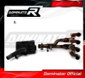 decat tłumik środkowy DOMINATOR Mid Pipe pasujący do motocykla GSXR 600 L1-L7 2011 - 2017 3