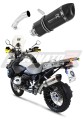DOMINATOR HP1 FEKETE kipufogó dob BMW R1200GS Adventure 2010 - 2012 motorkerékpárhoz 3
