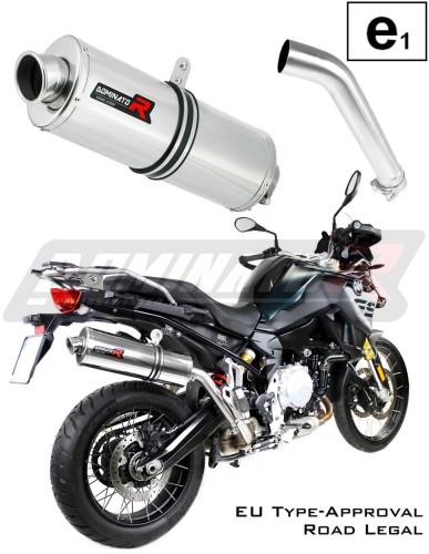 exhaust muffler DOMINATOR homologated road legal oval fits the motorcycle F850GS Adventure 2016   2020 5