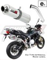 exhaust muffler DOMINATOR homologated road legal ROUND fits the motorcycle F850GS Adventure 2016   2020 5