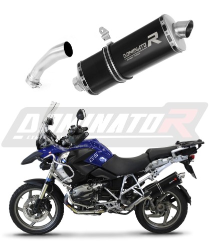 exhaust muffler DOMINATOR P7 BLACK fits the motorcycle BMW R1200GS Adventure 2008   2009 6