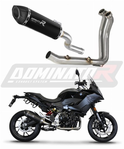 complete exhaust system with muffler DOMINATOR Full System HP5 BLACK fits the motorcycle BMW F900XR 2020   2026 7