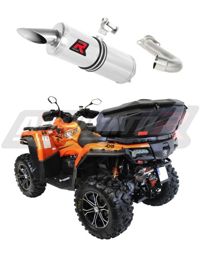 exhaust muffler DOMINATOR ROUND fits the motorcycle Cf moto C Force 1000  6