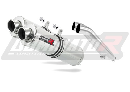 exhaust muffler DOMINATOR ROUND fits the motorcycle Cagiva RAPTOR 1000  3