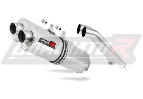DOMINATOR Ovális kipufogó dob, amely illeszkedik a Cagiva V RAPTOR 1000 motorkerékpárhoz 3