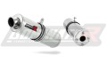 exhaust muffler DOMINATOR ROUND fits the motorcycle Daelim VJF Roadsport 125  3
