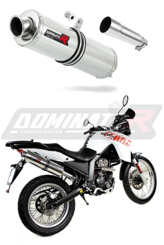 exhaust muffler DOMINATOR ROUND fits the motorcycle Derbi Terra Adventure 125 2008   2015 5