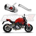 exhaust muffler DOMINATOR GP fits the motorcycle Ducati MONSTER 821 2018   2021 6