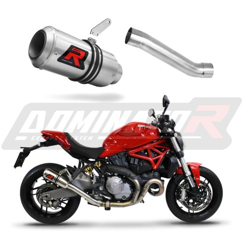 exhaust muffler DOMINATOR GP fits the motorcycle Ducati MONSTER 821 2018   2021 6