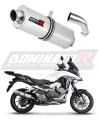 exhaust muffler DOMINATOR oval fits the motorcycle Honda VFR 800 X Crossrunner 2015   2021 8
