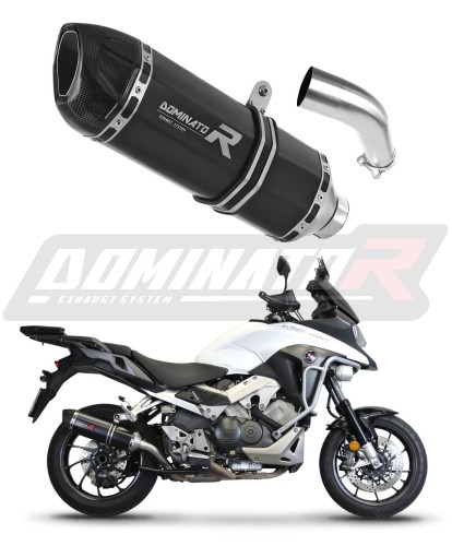 exhaust muffler DOMINATOR HP1 BLACK fits the motorcycle Honda VFR 800 X Crossrunner 2015   2021 8