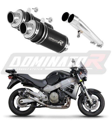 exhaust muffler DOMINATOR GP1 BLACK fits the motorcycle Honda CB 1100 X11  6