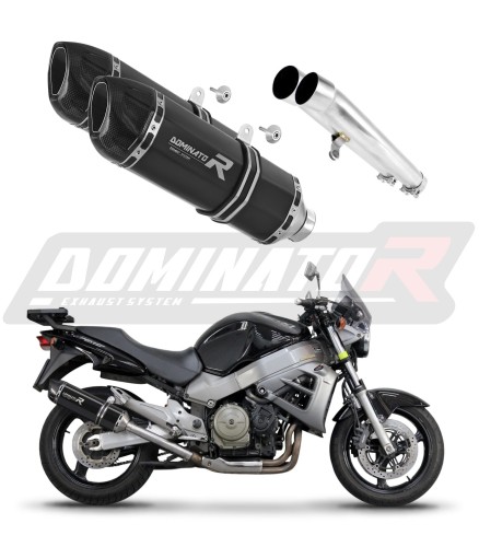 exhaust muffler DOMINATOR HP1 BLACK fits the motorcycle Honda CB 1100 X11  6