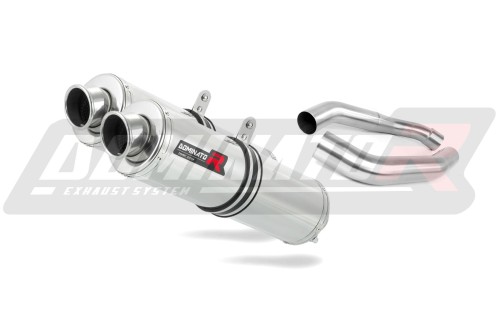 exhaust muffler DOMINATOR ROUND fits the motorcycle Honda CBR 1000F DUAL 1988   2000 3