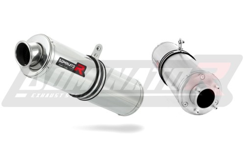 DOMINATOR kerek kipufogó hangtompító Honda CBF 250 2004 - 2006 motorkerékpárhoz 3