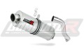 exhaust muffler DOMINATOR oval fits the motorcycle Honda XL 700 V TRANSALP 2008   2014 3