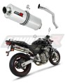 exhaust muffler DOMINATOR oval fits the motorcycle Honda CB 600F HORNET 1998   2002 6