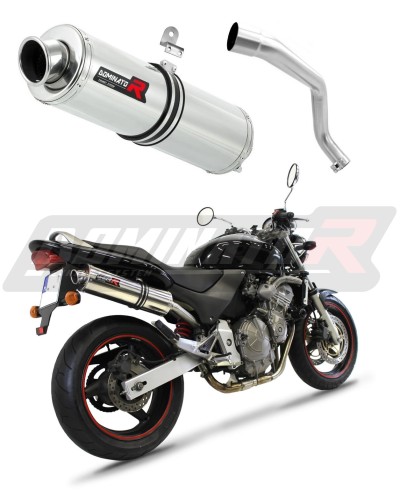 exhaust muffler DOMINATOR ROUND fits the motorcycle Honda CB 600F HORNET 1998   2002 6