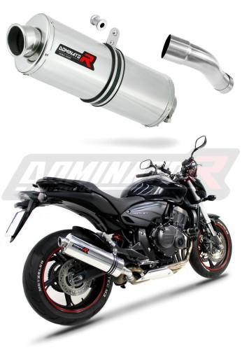 exhaust muffler DOMINATOR oval fits the motorcycle Honda CB 600F HORNET PC41 2007   2013 6