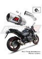 exhaust muffler DOMINATOR homologated road legal GP fits to CB 600F HORNET 2007  2013 5
