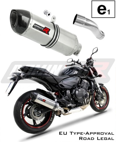 exhaust muffler DOMINATOR homologated road legal HP1 fits the motorcycle CB 600F HORNET 2007   2013 6