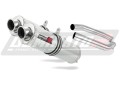 DOMINATOR kerek kipufogó hangtompító, amely illeszkedik a Honda VTR 1000 SP2 2002 - 2006 motorkerékpárhoz 3